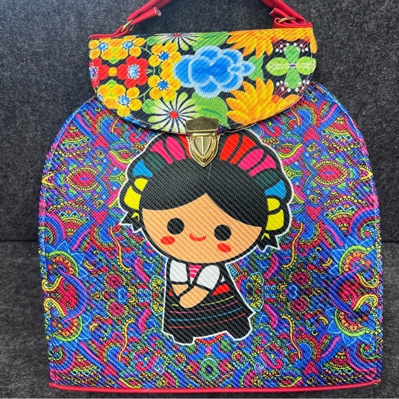 Embroidered Native Mexican Handmade Handbag -Maria Jute - Picture 8 of 11